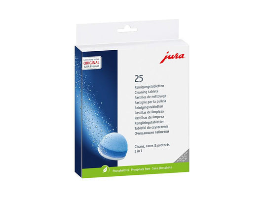 JURA pastilles nettoyage 3 phases x25